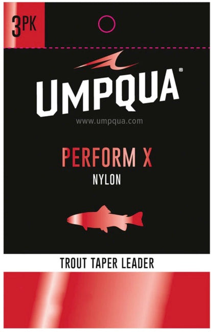 Umpqua Perform X Trout Leader 9FT 3 Pack