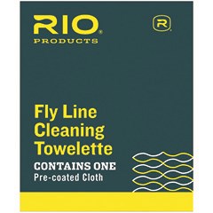 Rio Fly Fishing Fly Line Cleaning Towlette (6 Pack), White, Fishing Line -   Canada