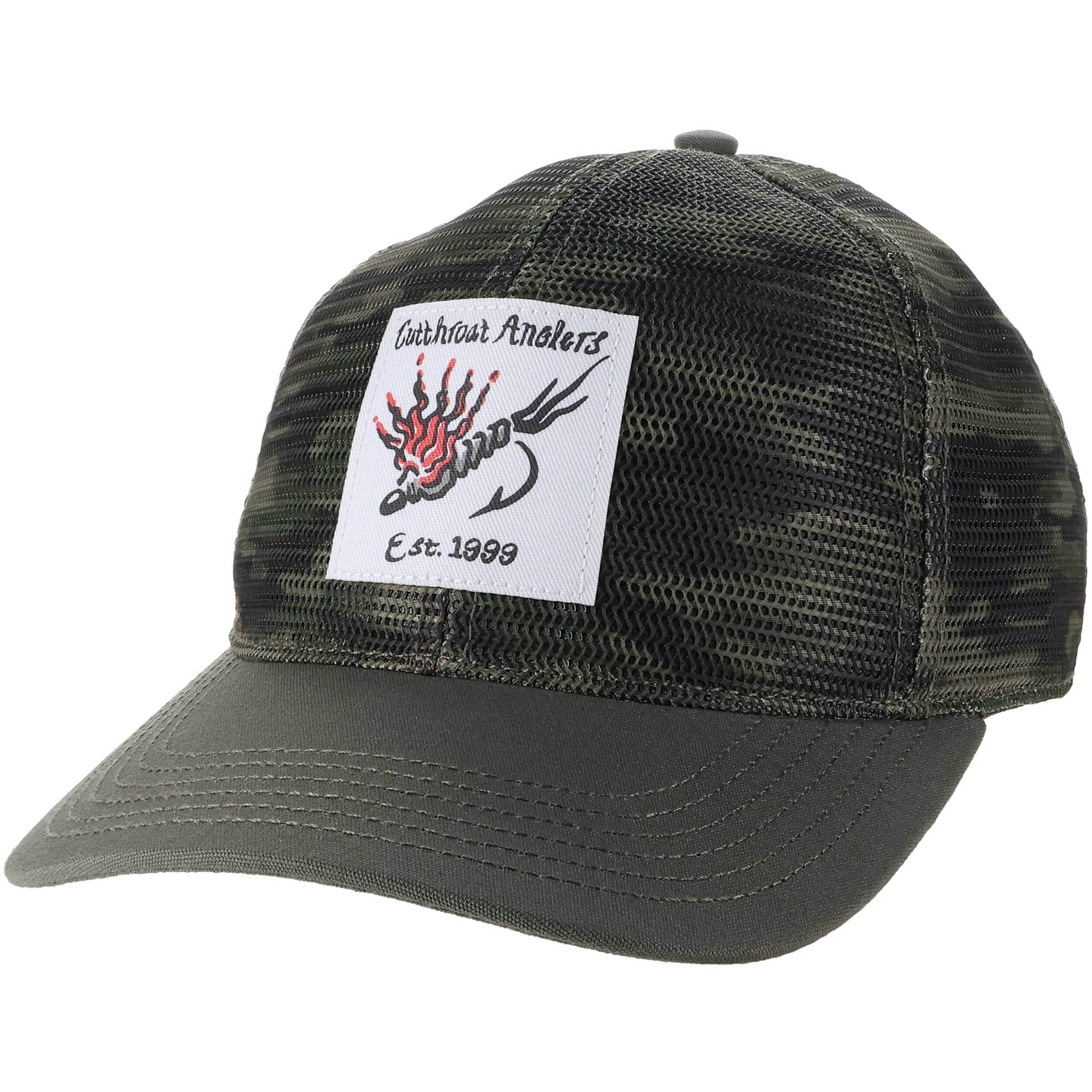 Legacy Meshy Hat Dk.Olive Camo - “Dry or Die” Jacob Lutz Art ...