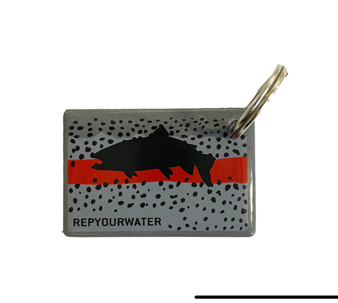 Rep Your Water Trout Flank Key Ring
