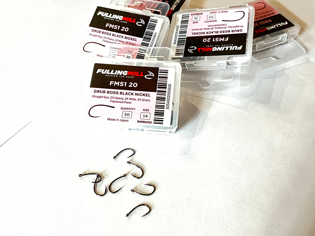 FullingMill FM51 20 Grub Boss Hook – Cutthroat Anglers
