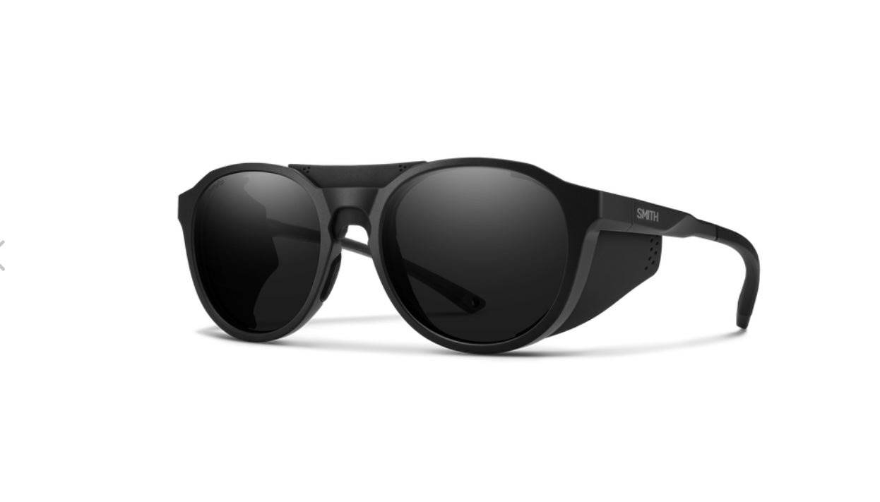 Smith Venture Sunglasses - Matte Black Chromapop Glass Polarized Black
