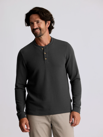 Free Fly Men’s Waffle Long Sleeve Henley