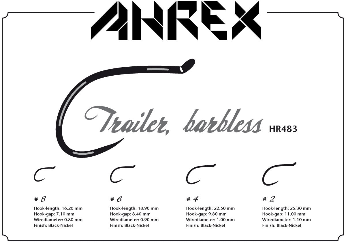 Ahrex HR482 Home Run Trailer Hook BARBLESS