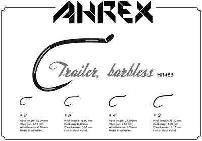 Ahrex HR482 Home Run Trailer Hook BARBLESS