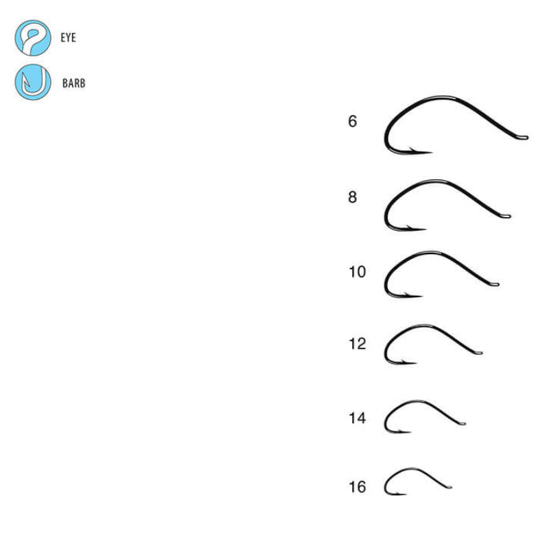 Gamakatsu C12U Caddis Pupae Hook
