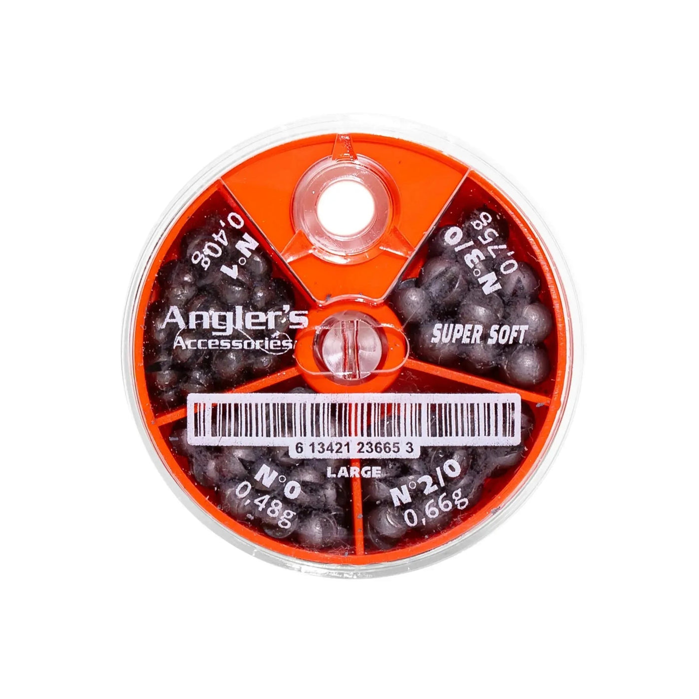 Anglers Accessories Super Soft Weight 4 Slot Dispenser Orange