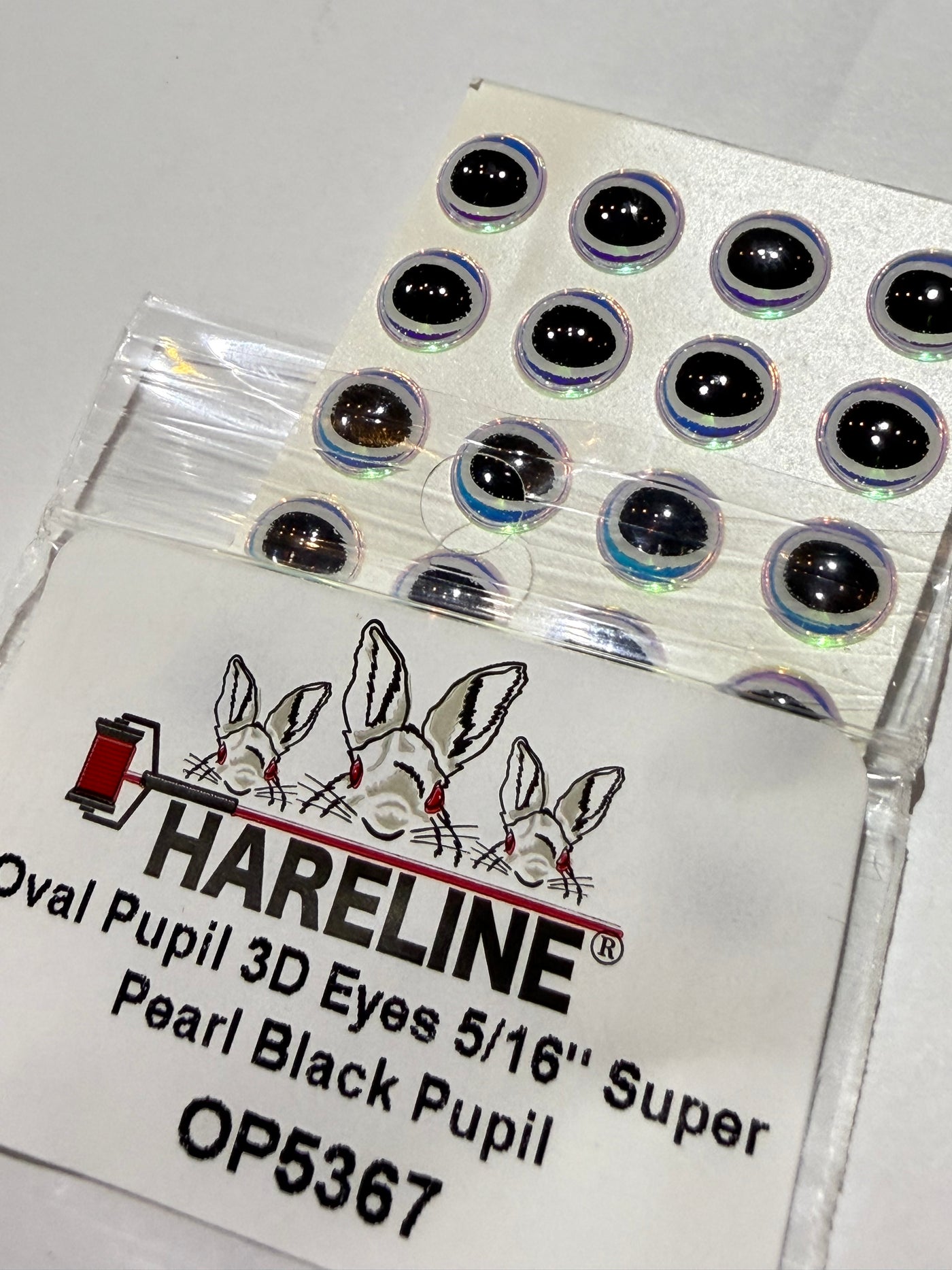 Hareline 3D Adhesive Eyes