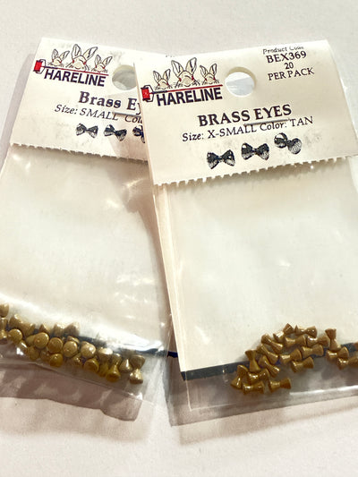 Hareline Dubbin Painted Brass Eyes