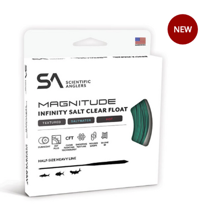 SA Magnitude Textured Infinity 12' Clear Tip Saltwater Fly Line