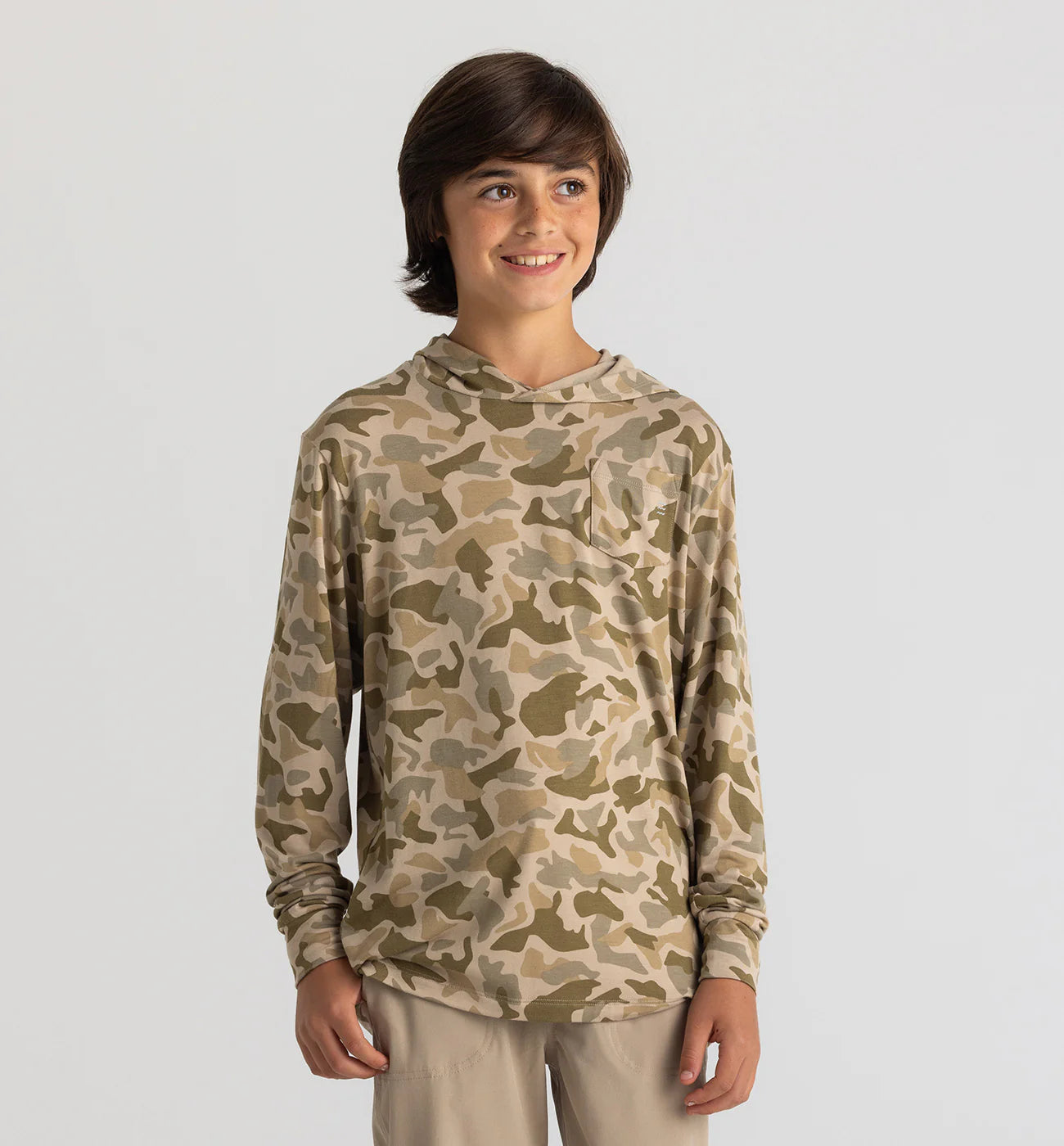 Free Fly Youth Bamboo Shade Hoodie