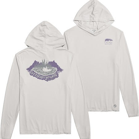 League Sundial UPF 50 Sun Hoody - Jacob Lutz "Drifting" Art