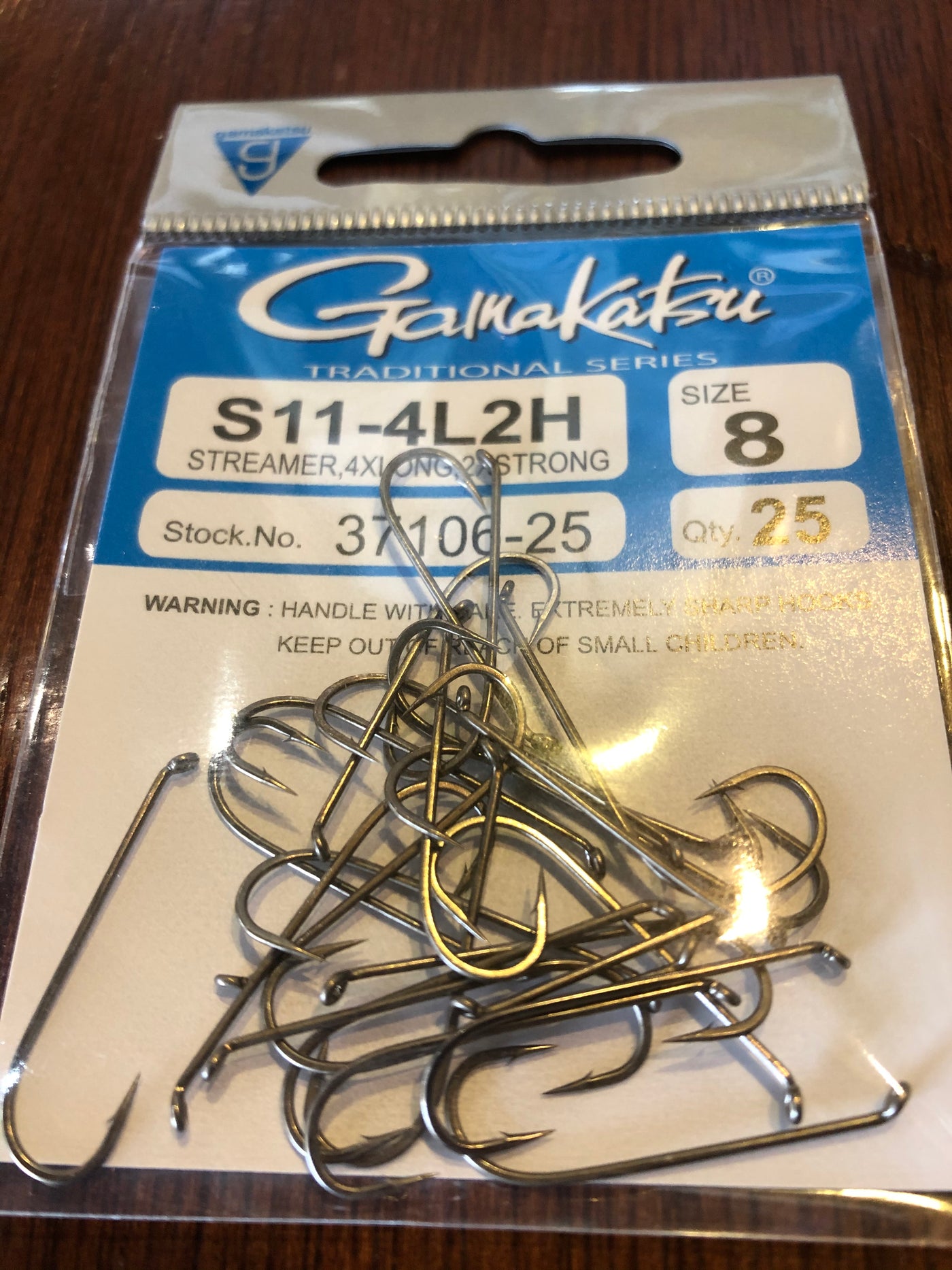 Gamakatsu S11 Streamer Hook 4x Long 2x Strong