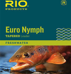 RIO Euro Nymph Leader 11ft 0x/2X