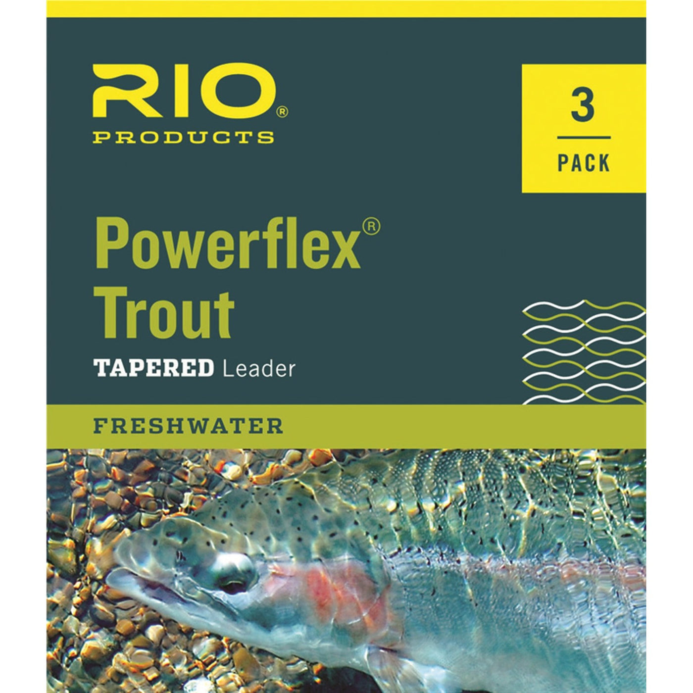 Rio Powerflex 9FT Leaders 3 Pack
