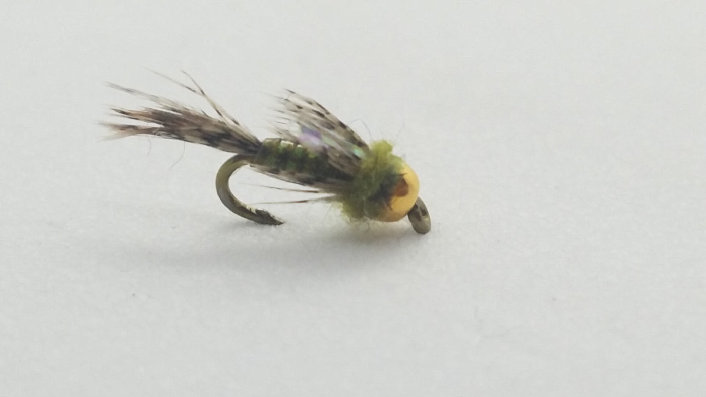 Tungsten Gidget Green Mayfly Size 18