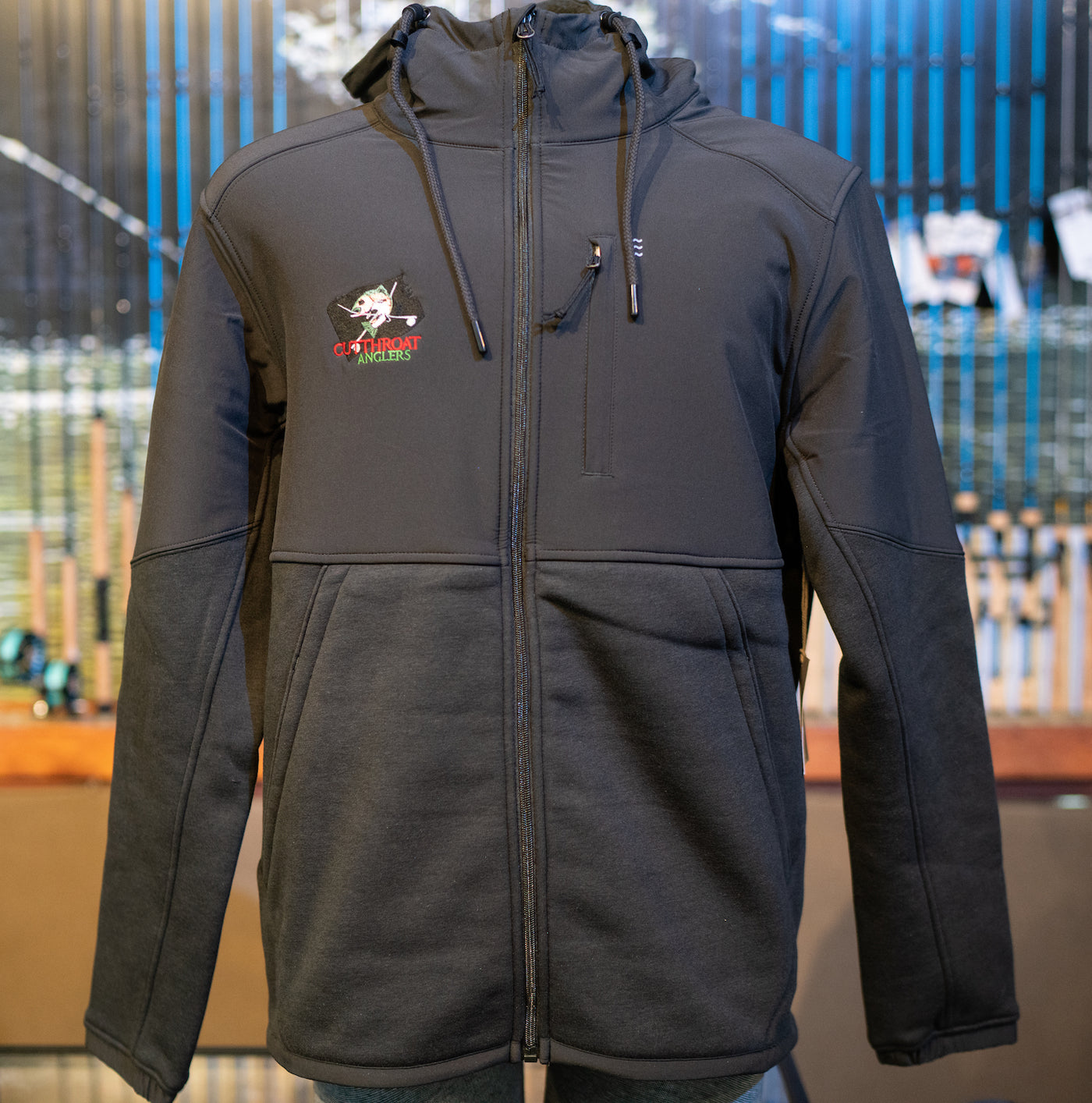 Free Fly Men's Bamboo Sherpa-Lined Elements Jacket - Cutthroat Anglers Logo On Sale 40% OFF!