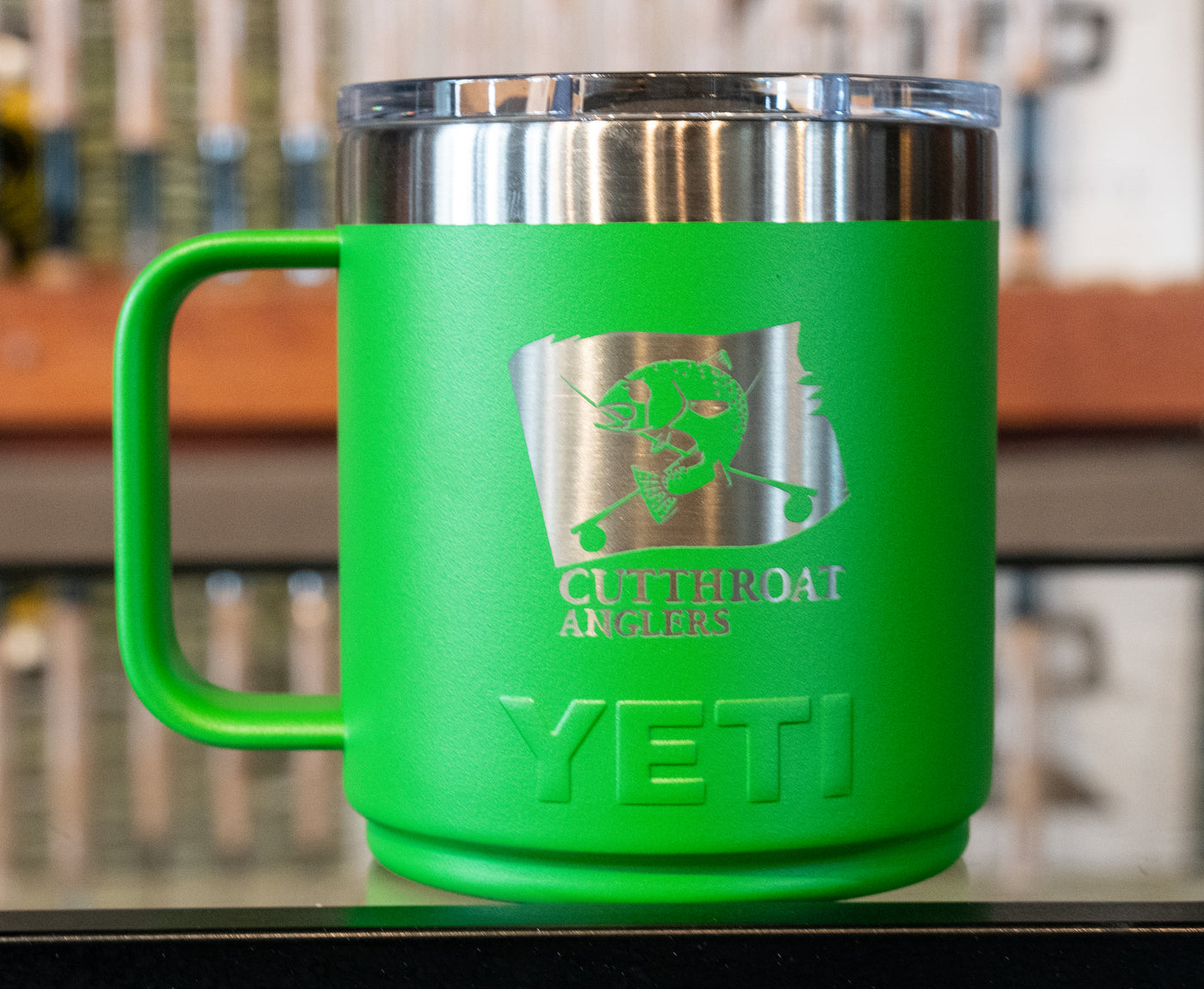 Yeti Rambler 10oz Wine Tumbler with Magslider Lid Canopy Green