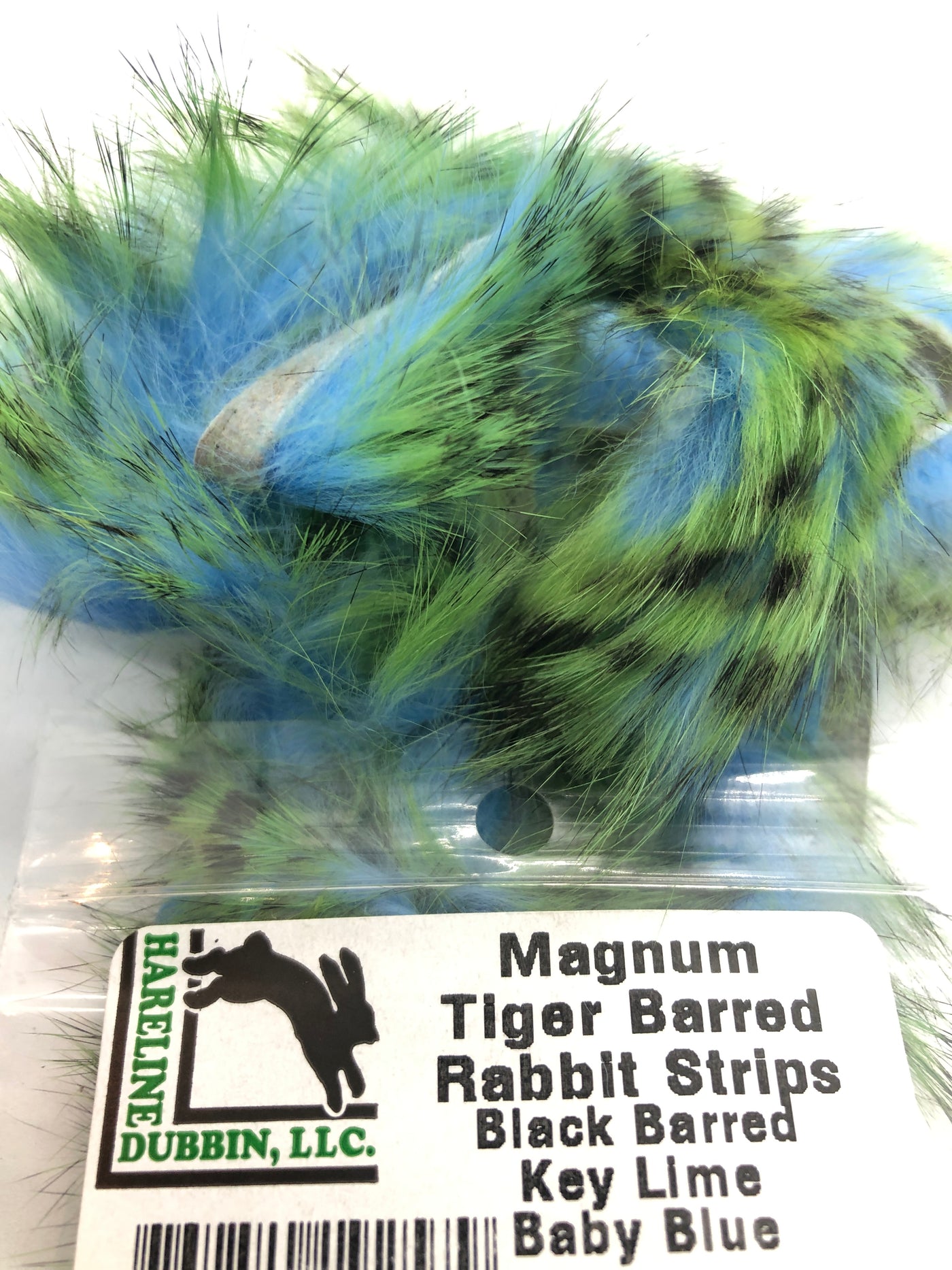 Hareline Magnum Tiger Barred Rabbit Strips