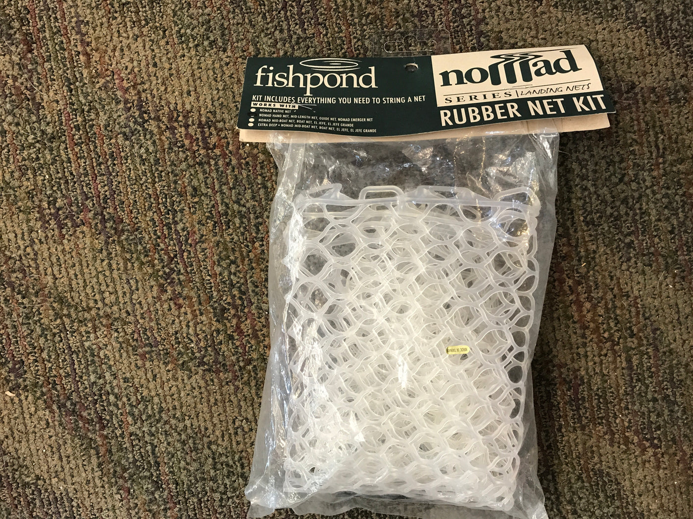  Fishpond Nomad Replacement Rubber Net, 12.5 Clear