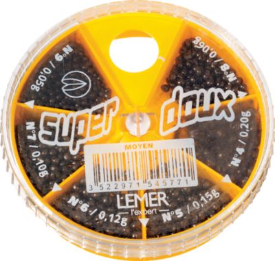 Anglers Accessories Super Soft Weight 6 Slot Dispenser (Yellow)